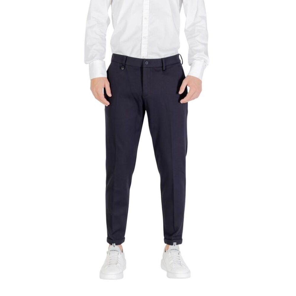 Antony Morato Blue Viscose Dress Men's Pants